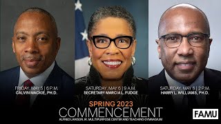 FAMU SPRING 2023 COMMENCEMENT Calvin Mackie PhD [upl. by Ahtel741]