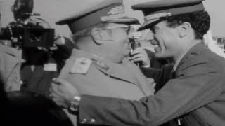 Josip Broz TITO i Muammar Gaddafi  Moamer El Gadafi u Jugoslaviji Beograd 1973 [upl. by Maitilde]