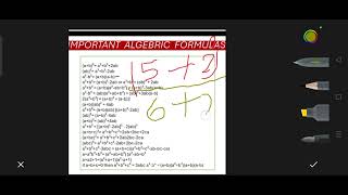 Algebric important formulas study viralvideo video india [upl. by Nylloh46]