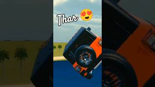 thar ka power trending nishudeswalstunt automobile gaming nishudeswal thar shorts [upl. by Hump766]