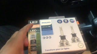 Philips H1 and Osram H7 LED Headlight Bulb philips philipslighting philipsled osram osramled [upl. by Sanger372]