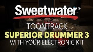 Using Toontrack Superior Drummer 30 with an Electronic Kit [upl. by Ahtiek]