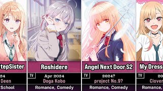 110 Upcoming Romance Anime in 2024 and Beyond [upl. by Annahaj]