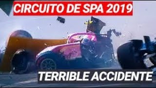 F2 Belgium Crash Accident Analysis and AnimationAnthoine Hubert [upl. by Ernesta9]