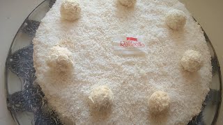 Raffaello Cake كيكة الرافاييلو لذيذة و سهلة التحضير ومذاق ولا اروع [upl. by Ditter241]