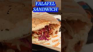 falafel Sandwich asmr food viral youtubetrending shorts short jaydelacruzindubai [upl. by Adnileb]