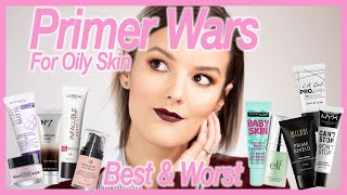 The Best amp Worst Primers  Primer Wars Finale  Oily Skin Drugstore Edition [upl. by Dur842]