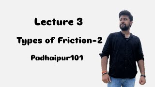 L3 Friction  Types of Friction Limiting FrictionKinetic Friction Class 11th Cbse [upl. by Juanita]