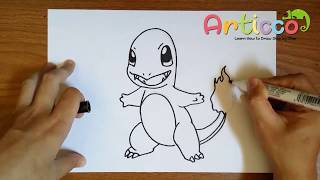 How to Draw Charmander From Pokemon [upl. by Assile]