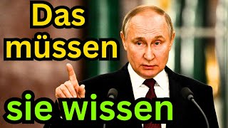 Putin macht eine knallharte Ansage an den Westen [upl. by Atik]