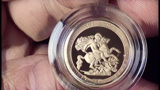 Heres the 200th Anniversary Piedfort Sovereign  The first of its kind by the Royal Mint [upl. by Mieka]