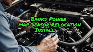 BANKS Power MAP Sensor Relocation 67 Powerstroke INSTALL How To [upl. by Litnahc]