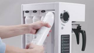 How To Change Your RO100ROPOT Countertop Reverse Osmosis System Filter Cartridge [upl. by Lebisor]