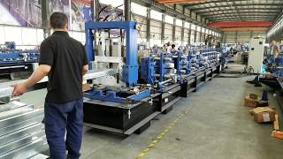 CZ purlin interchangeable roll forming machine [upl. by Oicapot]