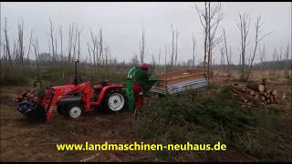 Holzhäcksler Häcksler Geo Eco 20 perfekter Häcksler für Traktor [upl. by Warde]