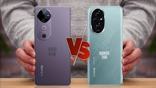 vivo V40 vs Honor 200 Ultimate Smartphone Comparison [upl. by Eillam]