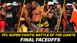 PFL Super Fights Battle of the Giants Final Faceoffs  Ngannou vs Ferreira  MMA Fighting [upl. by Sneve408]