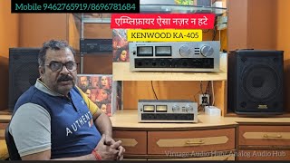 KENWOOD STEREO AMPLIFIER KA405 IN MINT CONDITION FOR SALE [upl. by Stanwinn]