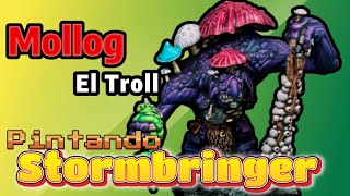 Pintando StormBringer Mollog eL Troll para Old World [upl. by Enaej]