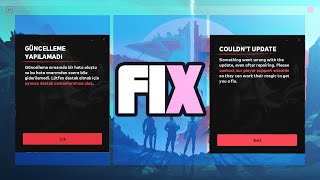 Valorant Güncelleme Yapılamadı Hatası Çözüm Couldnt Update Fix [upl. by Eima]