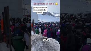 Parque de nieve que se encuentra en farallones relato de guía turista viral nieve chile short [upl. by Aerdna]