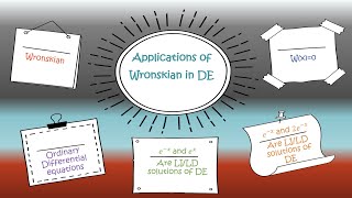 Applications of Wronskian in Differential Equations [upl. by Stinson]