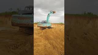 Kobelco HD excavator automobile excavotor farming [upl. by Chandos184]