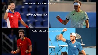 Djokovic vs Nishikori  Khachanov vs Humbert  Zverev vs Chardy  Medvedev vs Busta  Tokyo 2020 [upl. by Atteve]