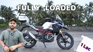 BMW G310 GS Accessories  Fully Loaded  95k [upl. by Eleonora649]