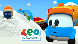 Leo the Truck Español  Diversion en la nieve [upl. by Ayram]