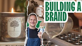 What it actually takes to build a brand  Candle Making Vlog [upl. by Ettenej]