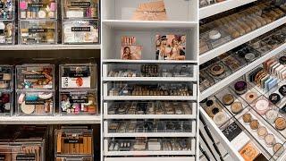 I HAVE WAY TOO MUCH MAKEUP HERE IS HOW WE ORGANIZED IT [upl. by Luapnhoj768]