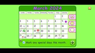 Starfall Calendar March 9 2024 [upl. by Gean182]