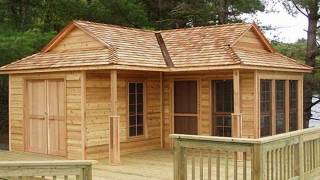 A Small Inexpensive Wood Cabin Kit that You Can Assemble Yourself for 23 to 29000 [upl. by Ogaitnas521]