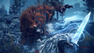 Elden Ring Erdtree DLC  Ralva the Great Red Bear Boss Fight 4K [upl. by Mckinney]