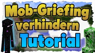 Creeperexplosion amp Endermangriefing deaktivieren Vanilla Tutorial [upl. by Hasila]