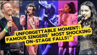 Compilation of Singers Falling on Stage [upl. by Disraeli771]