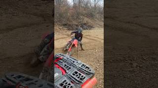 Badlands offroading parkdirtbike crf150r [upl. by Bartolemo584]