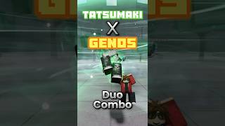 Tatsumaki X Genos Combo The Strongest Battleground strongestbattlegrounds roblox pvp [upl. by Ermin]