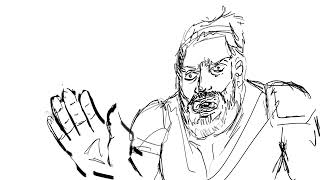 Harmontown DnD animated rough draft  Tylenol with Codeine [upl. by Ennovyahs]