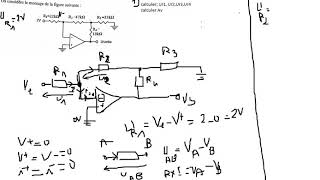 amplificateur opérationnel  exercice 2 [upl. by Llydnek]