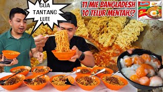 DITANTANG MUKBANG 11 PORSI MIE BANGLADESH  10 TELUR SETENGAH MATANG sama YUDHO BOENGKOES [upl. by Jude]