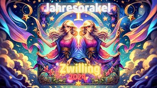 ✨ Zwilling 2024 Deine exklusive Jahresvorschau Dein Sternzeichen Orakel✨ TarotHoroskop [upl. by Ahsilra]