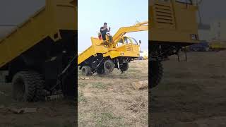 Truckmounted excavator Rotating wood grabber One machine for multiple uses Save time effort an [upl. by Eetnuahs]