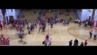 Rossville High School vs Faith Christian School Womens Varsity Volleyball [upl. by Quiteri]