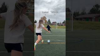 Couple’s soccer accuracy challenge soccer soccerplayer [upl. by Eelir]