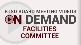 Facilities Committee Meeting September 17 2024 [upl. by Eehc]