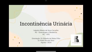 Incontinência Urinária [upl. by Sunev]