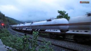 Rare Tanker Train Climbs Braganza Ghats with 4 WDG4s [upl. by Llywellyn]