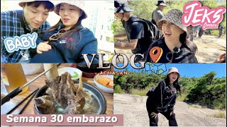 Esto faltaba hacer antes de mudarnos Subí la montaña a mis 8 meses de embarazo 🤰🏻 vlog [upl. by Silvan128]